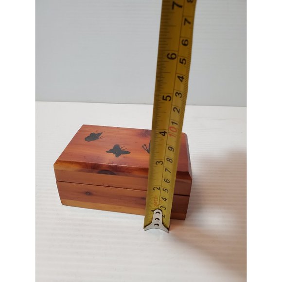 Wooden Keepsake Box, Wooden Chest, Wooden Box, Small Treasure Chest, Woo… - Picture 9 of 10